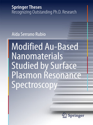 cover image of Modified Au-Based Nanomaterials Studied by Surface Plasmon Resonance Spectroscopy